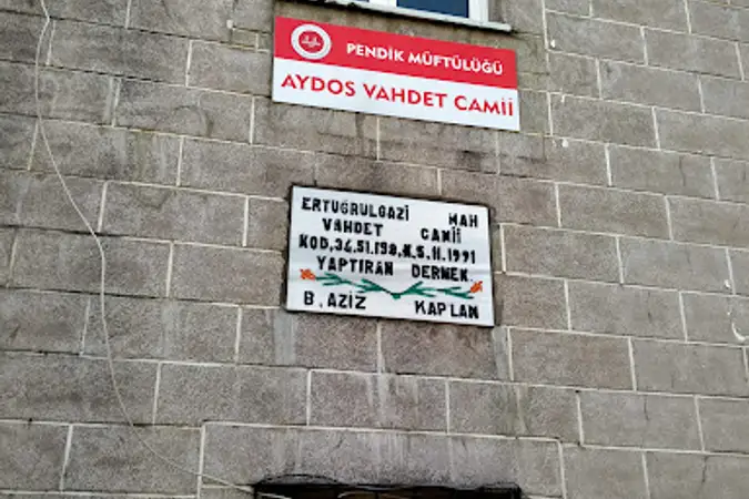 Aydos Vahdet Cami kapak fotoğrafı
